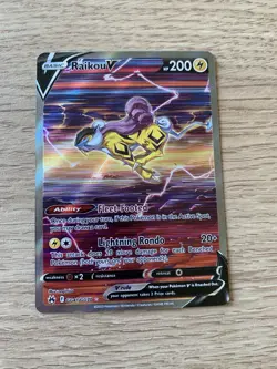 Pokemon Card TCG Raikou V Crown Zenith: Galarian Gallery GG41/GG70 Holo Rare - Image 2