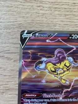 Pokemon Card TCG Raikou V Crown Zenith: Galarian Gallery GG41/GG70 Holo Rare - Image 3