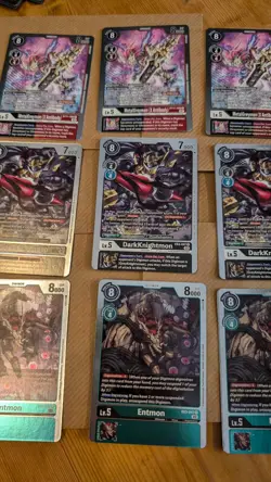 9 cards 3 x playsets Digimon see pics - Image 1