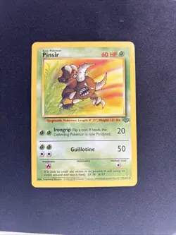 Pokemon Card Pinsir 25/64 Jungle Set Non Holo Rare WOTC LP/Near Mint - Image 4