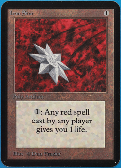 Iron Star Alpha PLD Artifact Uncommon MAGIC GATHERING CARD (ID# 497328) ABUGames - Image 1