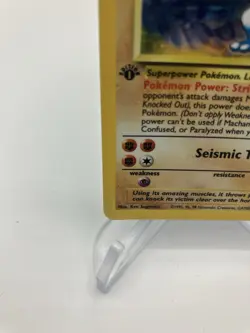 Pokemon TCG Base Set Machamp Holo Rare Card 8/102 1st Edition - Image 5