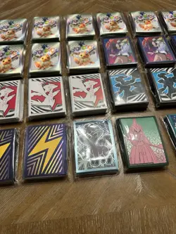 Pokemon TCG Card Sleeves. All From ETB’s, 34 In Total - Image 3
