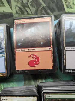 MTG Magic The Gathering 500 Basic Lands Mixed Sets 100 Each + Card Storage Box - Image 3