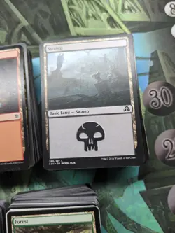 MTG Magic The Gathering 500 Basic Lands Mixed Sets 100 Each + Card Storage Box - Image 4