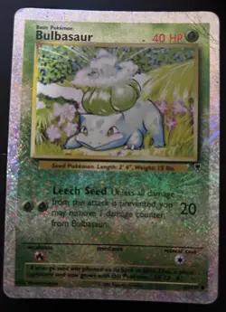 Pokemon TCG English Bulbasaur Reverse Holo Card Legendary Collection 68/110 - Image 2