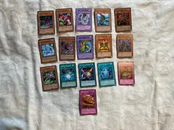 16x Yu-Gi-Oh! Trading Card Job Lot 12, very good to used condition [AA27] - Image 1