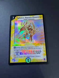 Duel Masters 15/46 Skyforce, Aurora Elemental Super Preview Trading Card 2004 - Image 1