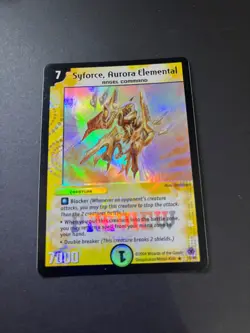Duel Masters 15/46 Skyforce, Aurora Elemental Super Preview Trading Card 2004 - Image 2