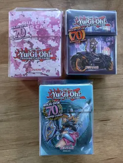 Assorted Yu-Gi-Oh! Deck Boxes & Card Sleeves ~ 250 Sleeves ~ 3 Deck Boxes *NEW* - Image 2