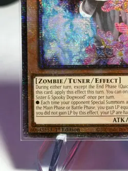 Yugioh Ghost Sister & Spooky Dogwood Alternate Art RA03-EN020 Quarter Century NM - Image 5