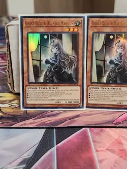 3x Yugioh Ghost Belle & Haunted Mansion 1st Ed DUDE-EN004 Yu-Gi-Oh! 3x PLAYSET - Image 2