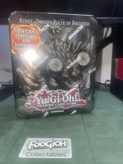 Yu-Gi-Oh 2013 Collector Tin: Wave 2 - Redox, Dragon Ruler of Boulders (SEALED) - Image 1
