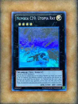 Yugioh Number C39: Utopia Ray ORCS-EN040 Ghost Rare NM - Image 1