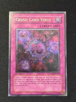 Crush Card Virus DPKB-EN039 1st Edition Ultimate Rare Yugioh - Image 1