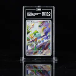 Pokemon Bulbasaur Stellar Crown Holo #143/142 TAG 10 Gem Mint - Image 1