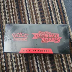 POKEMON DESTINED RIVALS ETB Brand New tiny tear in plastic - Image 2