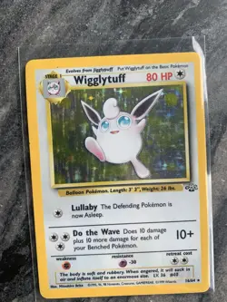 Pokemon TCG Wigglytuff Jungle Holo Card 16/64 Unlimited Rare, LP - Image 5