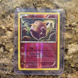 Pokemon TCG Clefairy Card 81/122 Reverse Holo Regular Breakpoint - Image 1