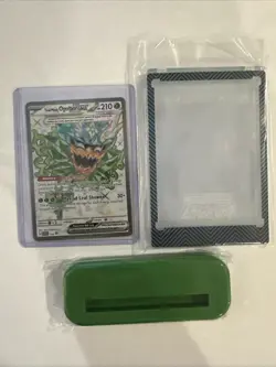 Pokemon TCG Teal Mask Ogerpon Ex SVP 166 w/ Ultra Pro Protector - Image 1
