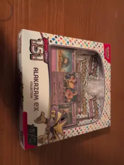 Pokemon Scarlet & Violet 151 Alakazam EX Collection Box 4 PACKS SEALED - Image 1