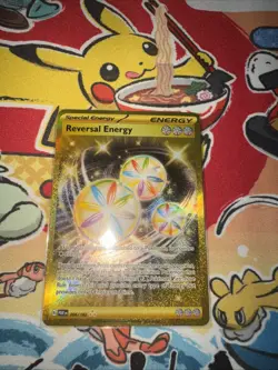 Pokemon TCG Reversal Energy Secret Rare Paradox Rift 266/182 - Image 1