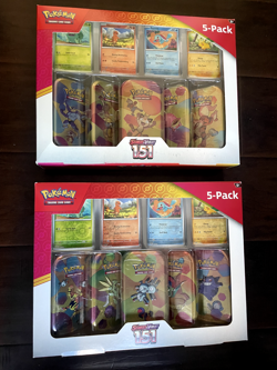 Pokemon Scarlet & Violet 151 5-pack Mini Tins Costco 2 Bundles - Image 1