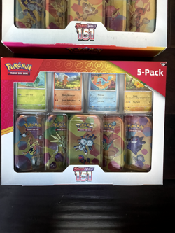 Pokemon Scarlet & Violet 151 5-pack Mini Tins Costco 2 Bundles - Image 2