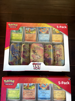 Pokemon Scarlet & Violet 151 5-pack Mini Tins Costco 2 Bundles - Image 3