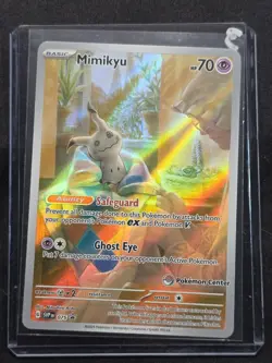 Pokemon TCG Mimikyu #75 - Pokemon Center Stamped Black Star ETB Promo NM - Image 1