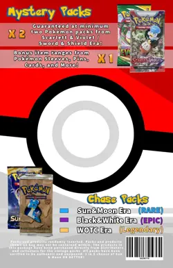 Pokemon Cards Mystery Packs / Free FAST Shipping / Chase Packs /The Second Wave - Image 3