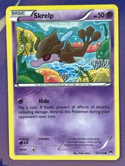 SKRELP - 63/122 - Breakpoint - Pokemon Card - LP - Image 1