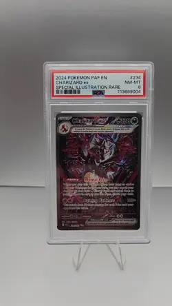 Pokemon 2024 Charizard EX Paldean Fates Card 234/091 PSA 8 NM-MT - Image 2
