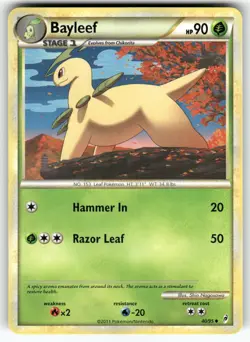Bayleef Call of Legends Uncommon Pokemon Lightly played - Image 1