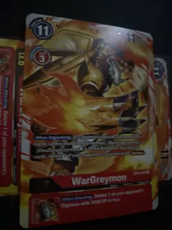 1x WarGreymon - Rare - BT5-016 R - Digimon TCG Card - Red NM - Image 2
