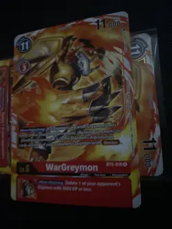 1x WarGreymon - Rare - BT5-016 R - Digimon TCG Card - Red NM - Image 3