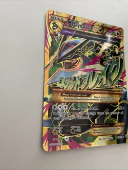 Pokemon JUMBO/Oversized Card Mega M Rayquaza EX Full Art XY 98/98 - Image 2