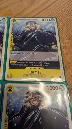 x4 playset OP04-101 Carmel Common One Piece TCG Card - Image 3