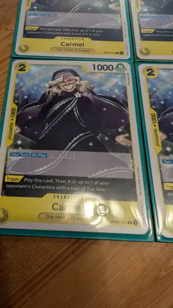 x4 playset OP04-101 Carmel Common One Piece TCG Card - Image 5