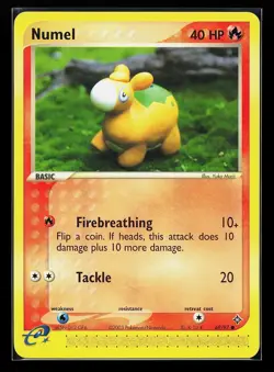 Numel 69/97 Common EX Dragon Pokemon Card - Image 1