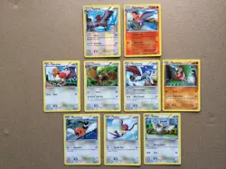 9x Old Pokemon Bird Card Bundle 2015 - XY Roaring Skies with Rares and Rev Holo - Image 1