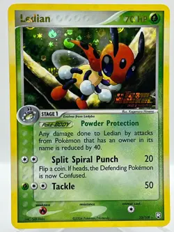 Ledian 23/109 EX Team Rocket Returns Reverse Holo Stamped Pokemon TCG Card - Image 1