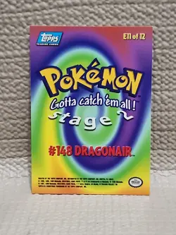 Topps Dragonair #148 Series 3 #147 Dratini pokemon cards - Image 4