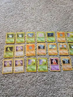 Lot Of 20 Vintage WOTC Pokemon Cards(Duplicates)Lot#53 - Image 1