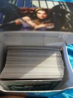 Yugioh X100 Card Collection With Used Deckbox X30 Plus Holo Cards Mixed Sets... - Image 2