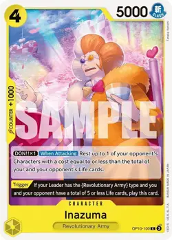 Inazuma OP10-100 English C Royal Blood One Piece Card Game - Image 1
