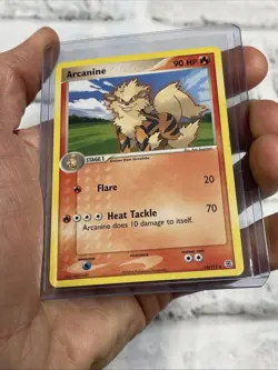 Arcanine 18/112 Rare FireRed & LeafGreen Pokemon Card Nintendo 2004 LP TCG - Image 2