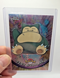 Snorlax Topps Chrome Pokemon Card #143 MINT - Image 1