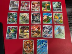 Pokemon TCG White Flair/Black Bolt Lot Of 17 Cards Illustration Rares NM - Image 1