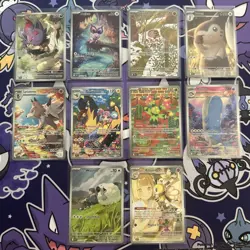 Pokemon Cards Journey Together Illustration Rares Bundle x10 Including ETB Promo - Image 1